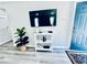 Bright living room features modern decor and a wall-mounted television at 4437 Janice Dr, Snellville, GA 30039