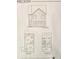 Exterior elevation and floor plan of a Nelson townhome in Liberty Communities, 2023 at 4829 Station Lane -Lot 30, Union City, GA 30349