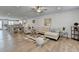 Open concept living area with kitchen and modern decor at 3677 Sorrel Ln, Duluth, GA 30096