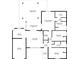 Detailed floor plan of a home showcasing the layout of rooms, dimensions, and features at 8083 Cypress Ct, Villa Rica, GA 30180