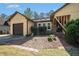 Charming single-story home featuring mature landscaping, a garage, and a stone facade at 8083 Cypress Ct, Villa Rica, GA 30180