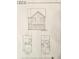 An elevation drawing of a two-story home with a two-car garage and traditional architectural details at 4827 Station Lane -Lot 31, Union City, GA 30349