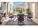 Relaxing outdoor patio with dining table and chairs, perfect for entertaining at 1976 Boyd Trace Nw Ln, Atlanta, GA 30318