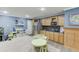 Finished basement with kitchenette, playroom, and additional flexible space at 1641 Rocky Knoll Ln, Dacula, GA 30019