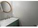 Stylish bathroom with a marble countertop and modern faucet at 2263 Seatton Ct, Marietta, GA 30062