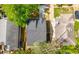 The aerial view showcases the layout of the property including the roof and surrounding landscaping at 224 Cambridge Ave, Decatur, GA 30030