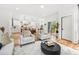 Spacious living area with an open floor plan to the kitchen and dining, with plenty of natural light at 224 Cambridge Ave, Decatur, GA 30030