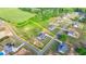 Large home lot with lush greenery, modern home, and neighborhood ambiance captured from above at 86 Ewing Way, Dacula, GA 30019