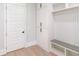 Mudroom with built-in lockers, bench, and storage cabinets perfect for organization at 2726 Talley Ln, Buford, GA 30519