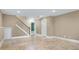 Basement area with tile flooring, access to staircase, and closet space at 1048 Standard Ne Dr, Brookhaven, GA 30319