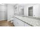 Updated bathroom with granite countertop vanity and modern fixtures at 21 Misty Hollow Ct, Euharlee, GA 30145