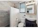 Bathroom offering modern tile shower, vanity with sink and contemporary fixtures with ample natural light at 230 Woodward Se Ave, Atlanta, GA 30312