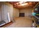 Unfinished basement space showing the concrete walls, exposed ceiling, and potential for customization at 3770 Falling Leaf Ln, Cumming, GA 30041