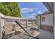 Inviting backyard featuring a hammock and chairs perfect for outdoor relaxation at 582 Linda Ln, Powder Springs, GA 30127