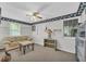 Inviting living room features a comfortable sofa, natural light, and modern decor at 582 Linda Ln, Powder Springs, GA 30127