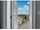 View from the balcony overlooking the city skyline and lush greenery at 795 Hammond Dr # 2101, Atlanta, GA 30328