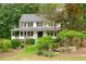Charming two-story home with a welcoming front porch and well-manicured landscaping at 57 Glenn Eagles Way, Hiram, GA 30141