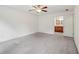 Spacious carpeted bedroom showing bathroom ensuite at 2895 Shurburne Dr, Alpharetta, GA 30022