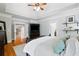Spacious main bedroom features hardwood floors and sitting area access at 4675 Lakeway Pl, Alpharetta, GA 30005