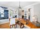 Office space featuring a work bench with hardwood floors and crown molding at 4675 Lakeway Pl, Alpharetta, GA 30005