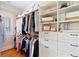 Large walk-in closet provides ample hanging and shelf storage at 4675 Lakeway Pl, Alpharetta, GA 30005