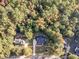 Beautiful property from an aerial view surrounded by tall trees, with a concrete driveway at 124 Williams Blf, Mcdonough, GA 30252