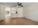Spacious living room with hardwood floors and an open layout, perfect for entertaining and everyday living at 2419 Ivey Crest Cir, Tucker, GA 30084