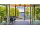 Covered deck overlooking the lake at 5635 Cherokee Trce, Cumming, GA 30041