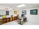 Dedicated home office space with ample shelving, a modern desk setup, and a window for natural light at 1016 Lenox Ne Crst, Atlanta, GA 30324