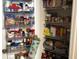 Well-organized pantry featuring wire shelving and ample storage space for all your culinary needs at 40 Templeton Ln, Villa Rica, GA 30180