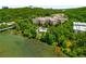 Aerial view showing the complex's proximity to nature, waterfront access, and convenient highway access at 200 River Vista Dr # 401, Atlanta, GA 30339