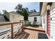 Outdoor deck with space for seating with great views of yard and neighborhood at 2015 Cascade Sw Rd, Atlanta, GA 30311