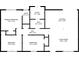 Detailed floor plan showcasing the layout of the home, including bedrooms, bathrooms, and living spaces at 622 Saddlewood Dr, Lawrenceville, GA 30043