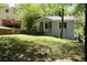 Charming exterior view showcasing a cozy blue house with a welcoming front porch and lush green lawn at 3043 Alston Dr, Decatur, GA 30032