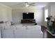 Cozy living room with a comfortable sectional sofa and a sleek wall-mounted TV at 3152 Spruce Way, Atlanta, GA 30349