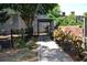 Outdoor bike rack installation with attractive pathway landscaping at 172 Haynes Sw St # 107, Atlanta, GA 30313