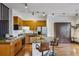 Spacious kitchen features stainless steel appliances, granite countertops and hardwood flooring at 5300 Peachtree Rd # 3601, Atlanta, GA 30341