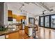 Bright kitchen with stainless steel appliances, wood cabinets, and hardwood flooring throughout the house at 5300 Peachtree Rd # 3601, Atlanta, GA 30341
