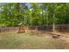 Spacious fenced backyard with play set at 60 Water Oak Trl, Covington, GA 30014