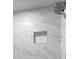 Close up of the shower featuring rain shower head and built-in niche at 60 Water Oak Trl, Covington, GA 30014