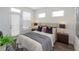 Cozy bedroom with ample natural light, a soft bed, and stylish decor at 113 Iveybrooke Ln # 61, Alpharetta, GA 30009