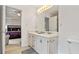 Main bathroom features a double sink vanity with plenty of storage at 130 Laguna Springs Dr, Woodstock, GA 30188