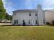 View of the backyard and rear exterior at 4291 Preserve Trl, Snellville, GA 30039