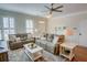 Inviting living room with plush couches, stylish decor, and ample natural light at 2557 Avery Park Cir, Atlanta, GA 30360