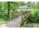 Charming wooden bridge over creek, perfect for a nature walk at 2557 Avery Park Cir, Atlanta, GA 30360
