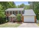 Traditional brick home with black shutters, white trim, and a well-manicured lawn at 2794 Kakki Ct, Marietta, GA 30062