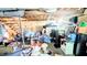 Full basement with unfinished ceiling, assortment of items and utilities exposed overhead at 4256 Village Square Ln, Stone Mountain, GA 30083