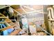 Basement with a washer and dryer and exposed ducts on ceiling at 4256 Village Square Ln, Stone Mountain, GA 30083