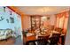 Formal dining room with chandelier and furnishings at 4256 Village Square Ln, Stone Mountain, GA 30083