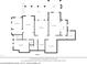 Basement floor plan showing multiple flex rooms and a full bathroom providing versatile living spaces at 120 Wood River Ct, Johns Creek, GA 30097